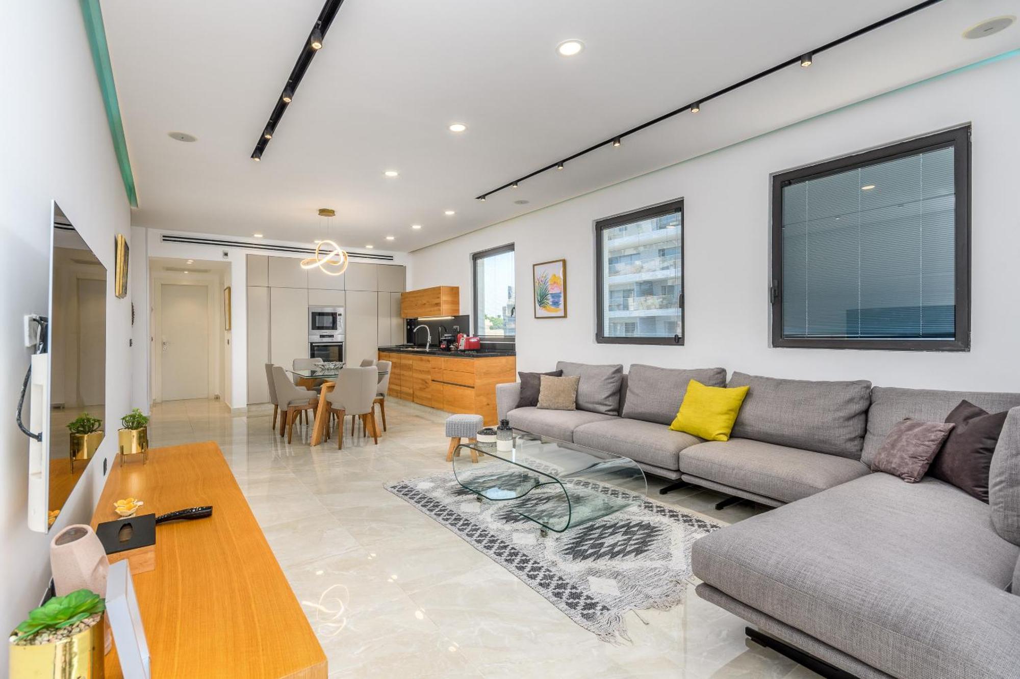 Luxury 2Bdrm Balcony & Parking Close To The Beach Tel Aviv Buitenkant foto